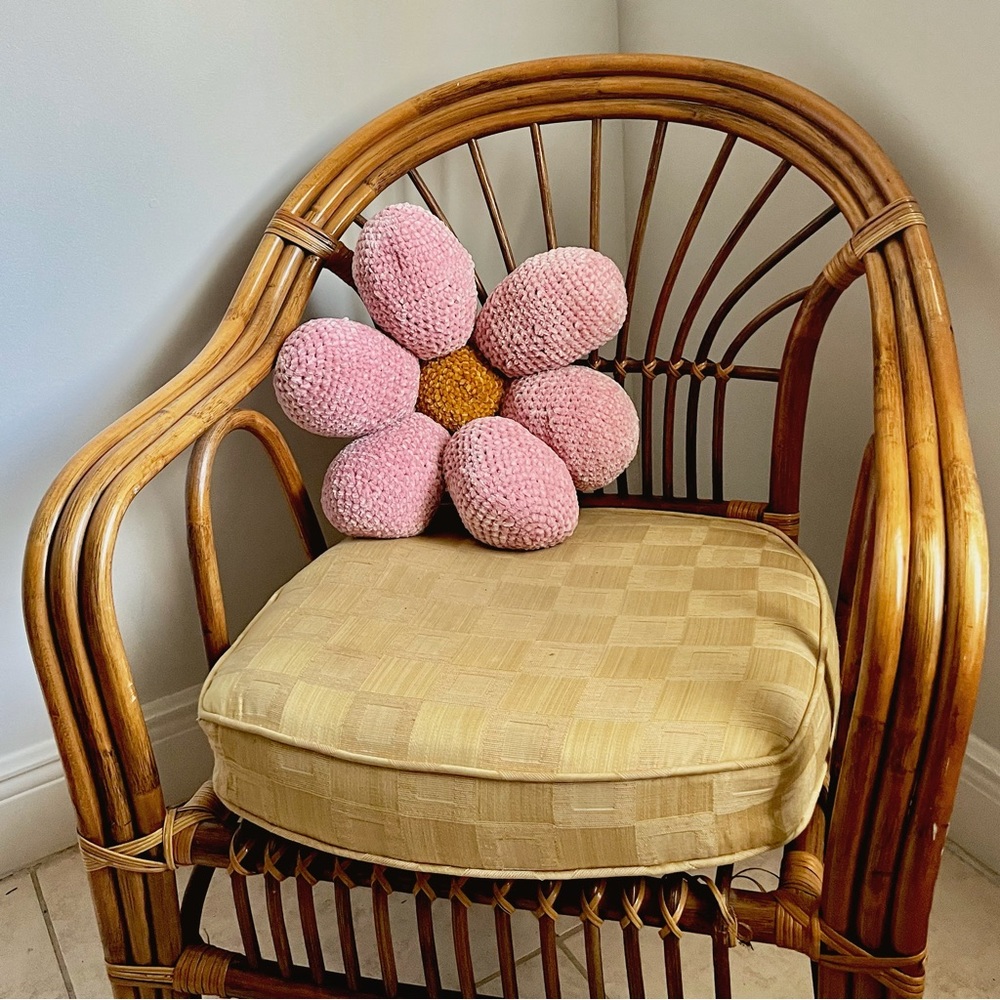 Flower power pillow